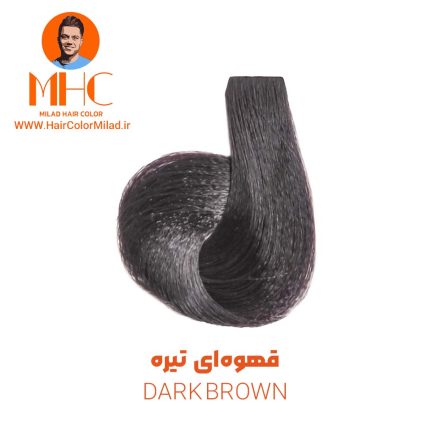 رنگ موی قهوه‌ای تیره برند سیلا