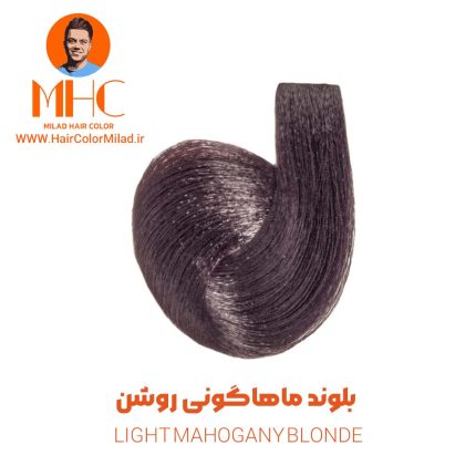 رنگ موی بلوند ماهاگونی روشن