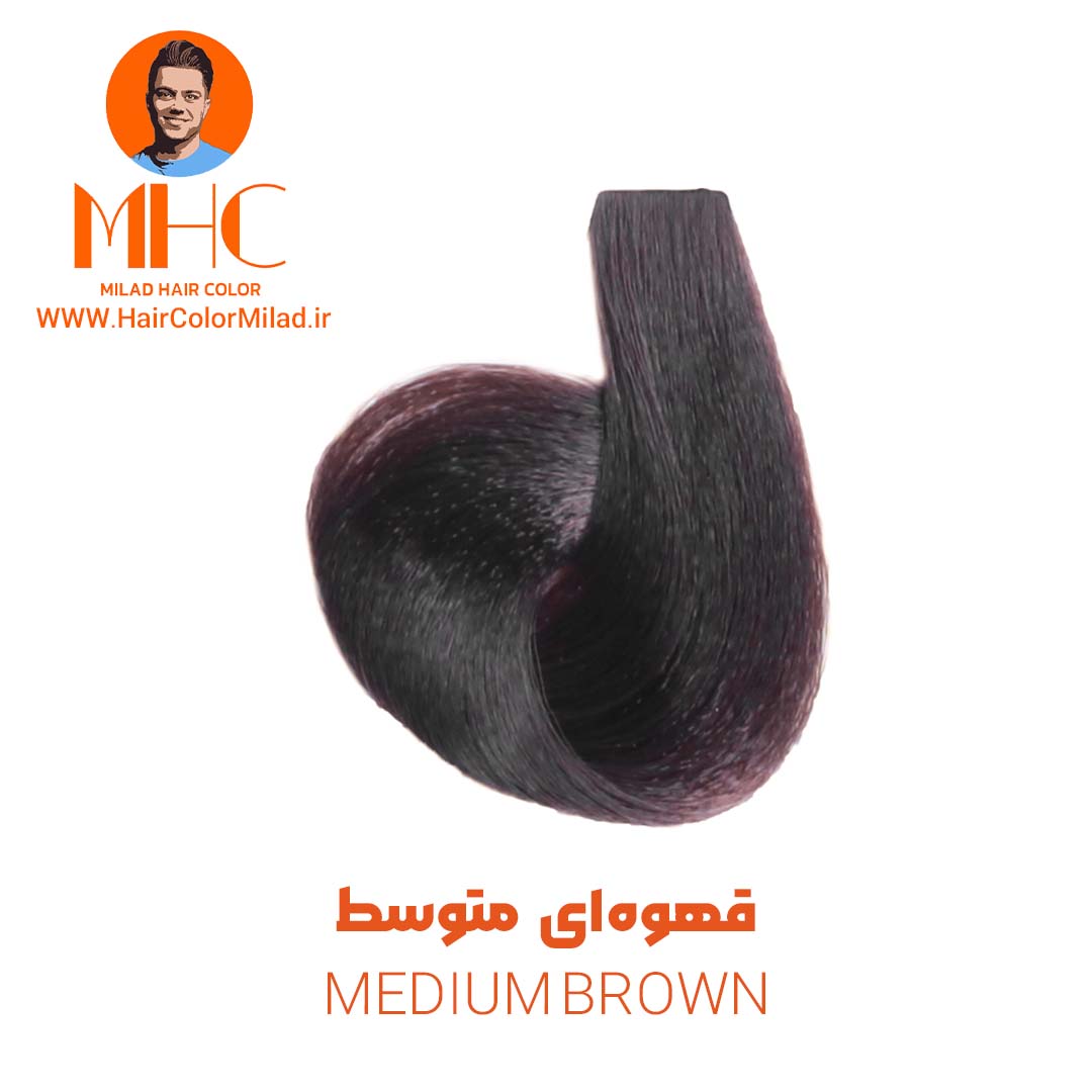 رنگ موی قهوهای متوسط برند سیلا رنگ موی قهوهای متوسط برند سیلا