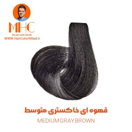 رنگ موی قهوه ای خاکستری متوسط برند سیلا