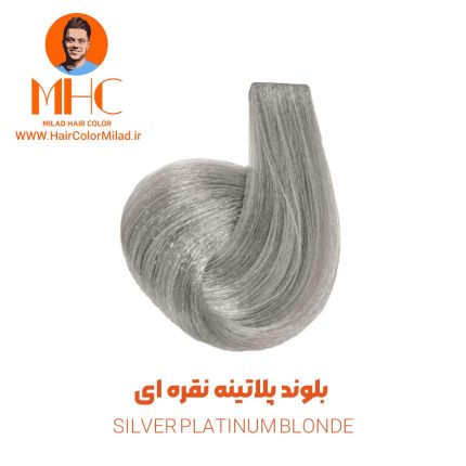 رنگ موی بلوند پلاتینه نقره ای برند سیلا