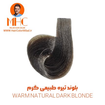 رنگ موی بلوند تیره طبیعی گرم برند سیلا