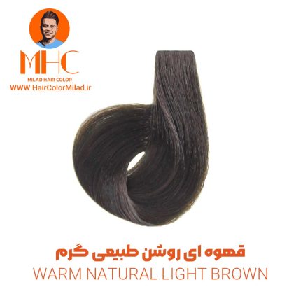 رنگ موی قهوه ای روشن طبیعی گرم برند سیلا