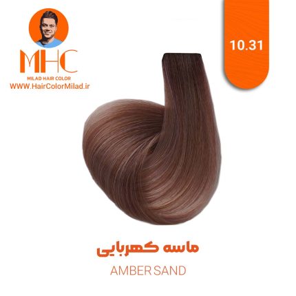 رنگ موی ماسه کهربایی برند سیلا