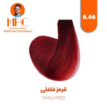 رنگ موی قرمز فلفلی برند سیلا