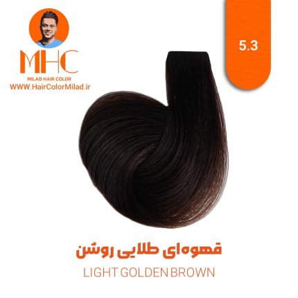 رنگ موی قهوه‌ای طلایی روشن برند سیلا