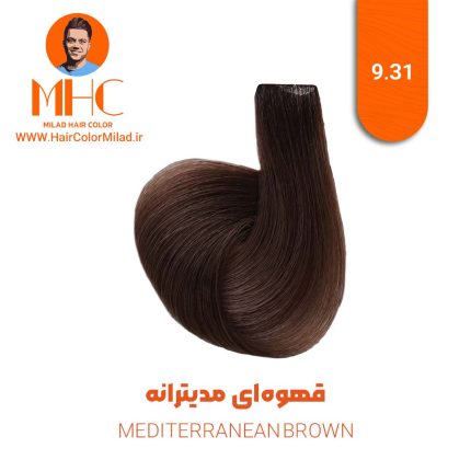 رنگ موی قهوه‌ای مدیترانه برند سیلا