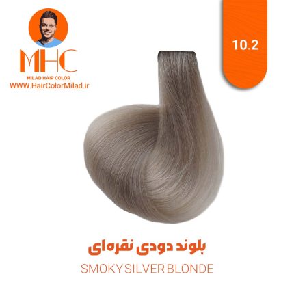 رنگ موی بلوند دودی نقره‌ای برند سیلا