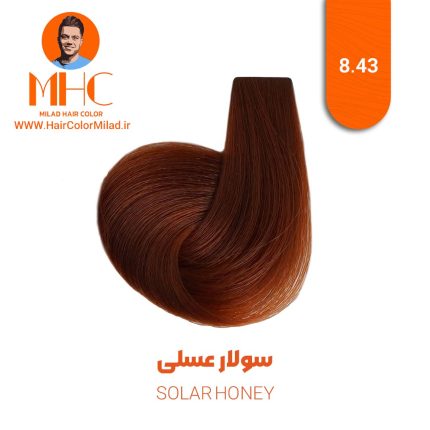 رنگ موی سولار عسلی برند سیلا