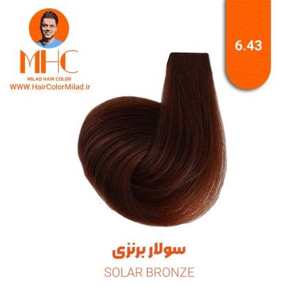 رنگ موی سولار برنزی برند سیلا
