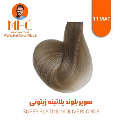 رنگ موی سوپر بلوند پلاتینه زیتونی برند سیلا