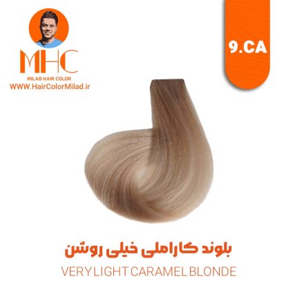 رنگ موی بلوند کاراملی خیلی روشن برند سیلا