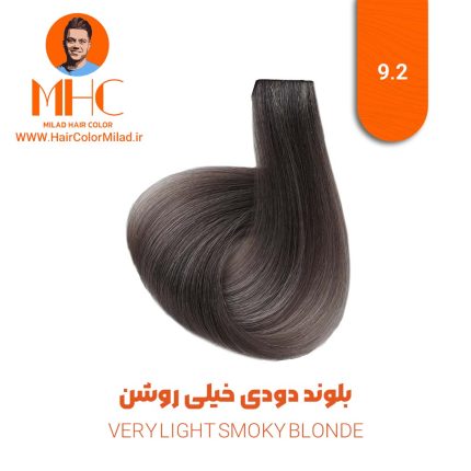 رنگ موی بلوند دودی خیلی روشن برند سیلا