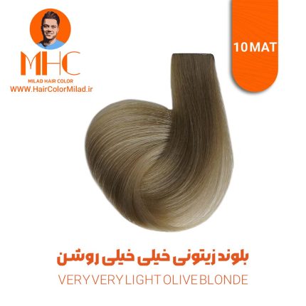 رنگ موی بلوند زیتونی خیلی خیلی روشن برند سیلا