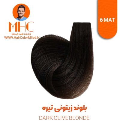 رنگ موی بلوند زیتونی تیره برند سیلا