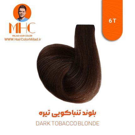 رنگ موی بلوند تنباکویی تیره برند سیلا