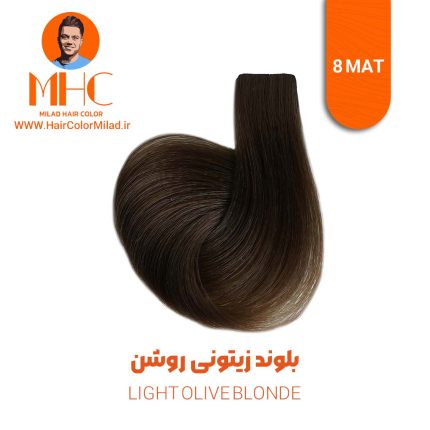 رنگ موی بلوند زیتونی روشن برند سیلا