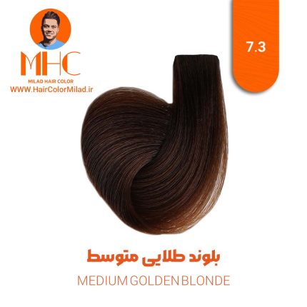 رنگ موی بلوند طلایی متوسط برند سیلا