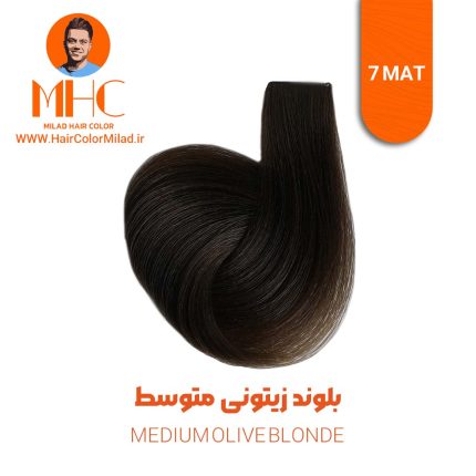 رنگ موی بلوند زیتونی متوسط برند سیلا