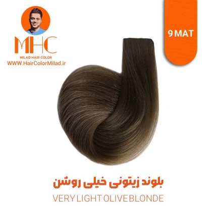 رنگ موی بلوند زیتونی خیلی روشن برند سیلا